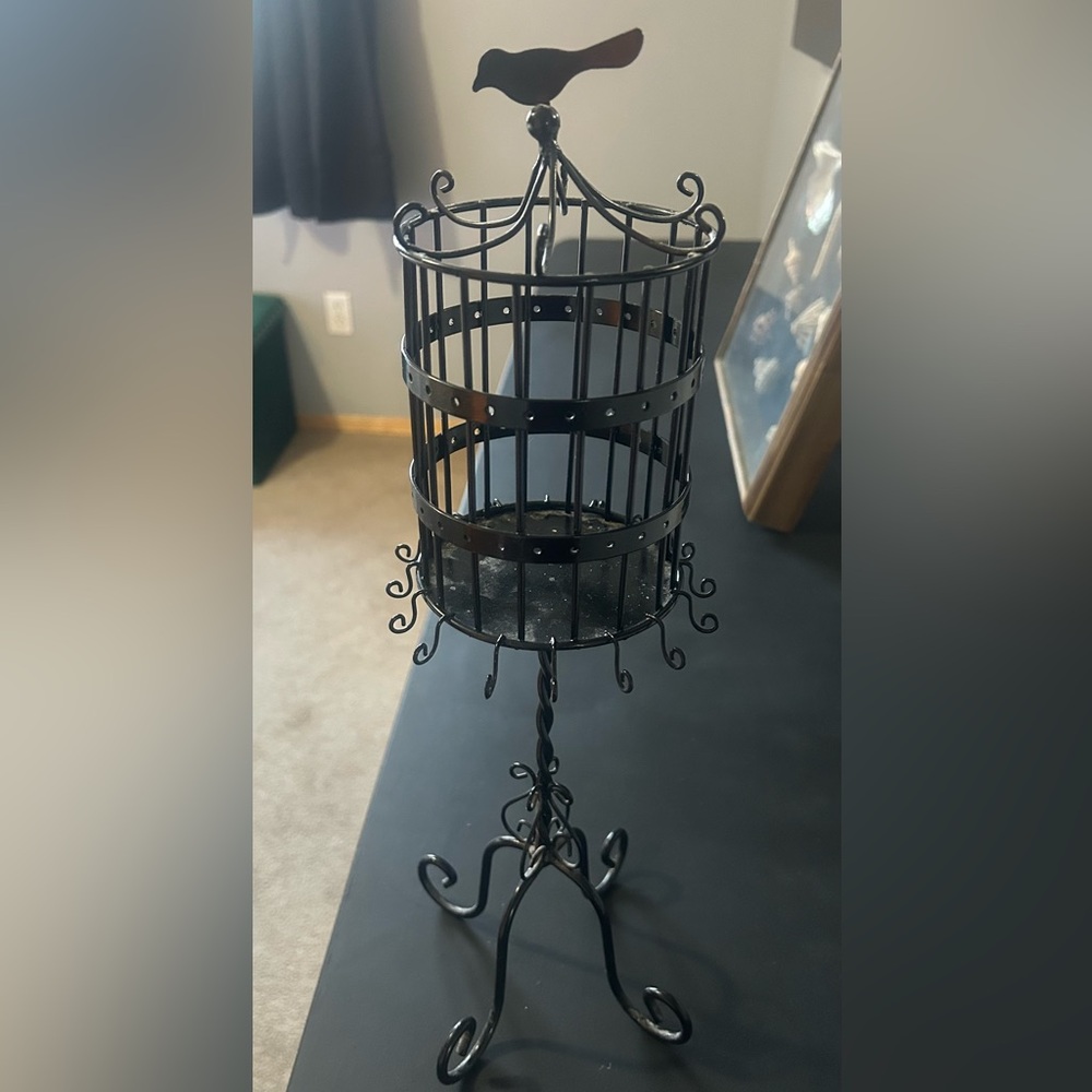 Bo Ho Bird Cage Jewellery Stand